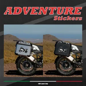 1 unik sepeda motor kasus Kit stiker berbentuk stiker dengan rincian yang tepat-meningkatkan estetika sepeda Anda