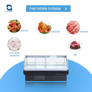 Réfrigérateur commercial de comptoir de charcuterie classique pour l'affichage de refroidisseur de fruit de gâteau de viande de nourriture de supermarché - Product Image 5