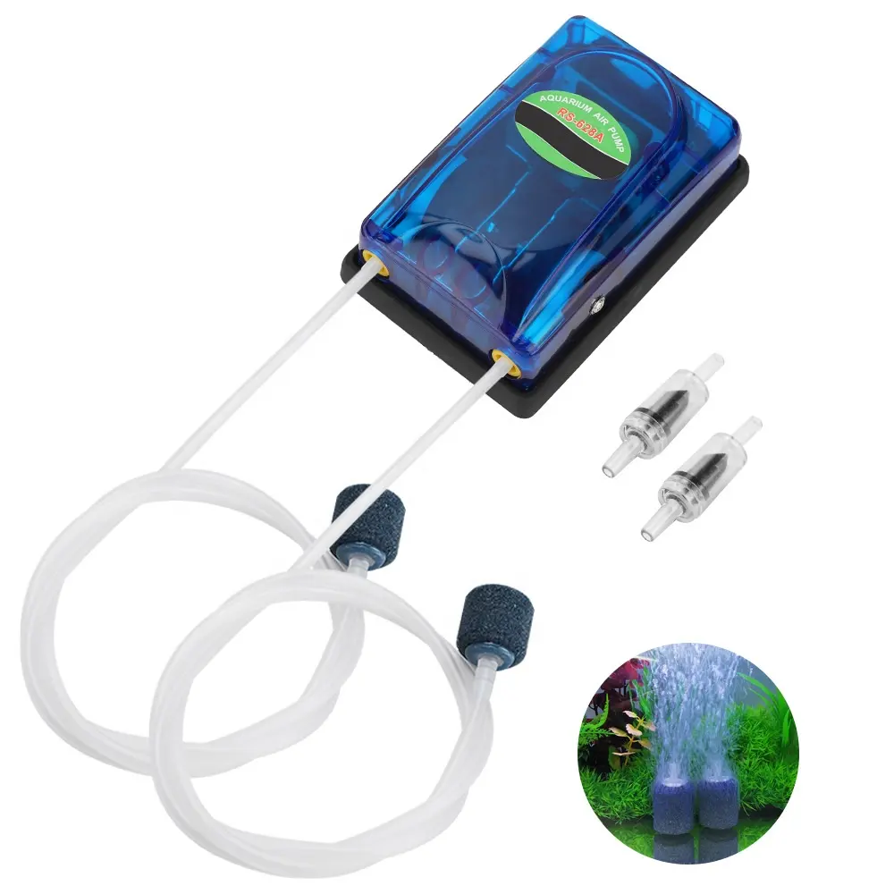Aquarium Air Pump Portable single outlet and double outlet air pump