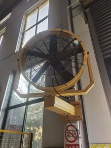 גבוה נפח נמוך רעש נמוך מגנט מאוורר קיר 900 אלומיניום מ "מ סגסוגת אלומיניום להבים IP67 הגנה 28m טווח חיצוני - Product Image 2