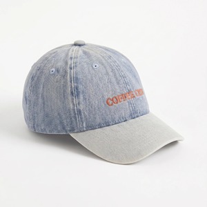 OEM Custom Logo Embroidered Denim Baseball Cap Unisex Adjustable 6-Panel Casual <b>Hat</b> <b>Light</b> Blue Gray Brim - Product Image 2
