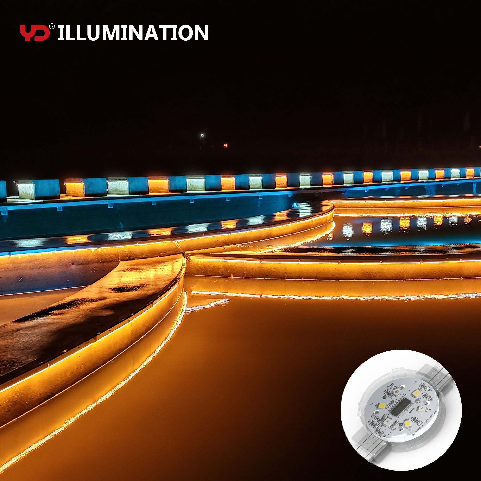 Long Lifespan Pixel Lights IP68 for Outdoor Building and Garden Permanent Use