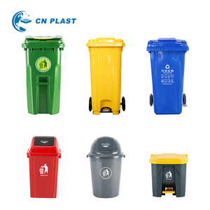 Conteneur à déchets écologique en plastique robuste à pédale, taille et couleur personnalisées, directement de l'usine, pour les collectivités municipales, OEM ODM - Product Image 4