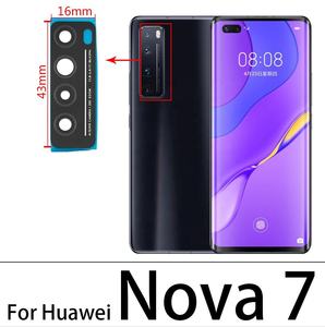 Parti di Ricambio per Riparazione Telefoni e Computer, Copertura in Vetro per Fotocamera Posteriore per <span class=keywords><strong>Huawei</strong></span> Nova 5T 5 5i 5T 5Z 6 Se 7 8Se Pro con Adesivo - Product Image 5