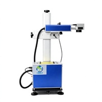 Machine de marquage laser UV statique 5W/10W/20W pour codes, utilisée sur les bouteilles en verre, la gravure du jade, les cartes de circuits imprimés (PCB) UV-D