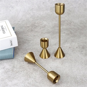Metal Column <strong>Brass</strong> <strong>Candle</strong> <strong>Holder</strong> Mushroom Shape Variety Size Taper Copper Candlestick <strong>Holder</strong> - Product Image 4