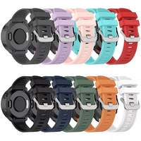 Bracelet en silicone sergé pour Garmin Forerunner 158/55, taille 20 mm, respirant, 10 couleurs, boucle ardillon, tendance, populaire, EO-XT 14