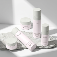 Kit de Soins Visage OEM Vitamine C Hydratant Éclaircissant Contrôle du Sébum Anti-Acné Logo Personnalisé Extrait Animal Ingrédients Réducteurs de Pores