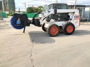 Mini-chargeuse compacte d'<span class=keywords><strong>occasion</strong></span> <span class=keywords><strong>Bobcat</strong></span> S160 de 2 tonnes, chargeuse sur pneus automatique S160 pour neige, travaux de construction, déchets, faible consommation - Product Image 6