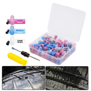 <span class=keywords><strong>Kit</strong></span> de réparation de pneus, 100 pièces, petit, moyen, grand, pour voiture, moto, vélo électrique, outils de réparation rapide - Product Image 3