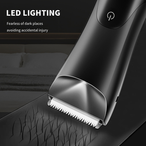 Tondeuse Premium pour Poils Pubiens Masculins avec Lames en Céramique et Écran LED, Rechargeable par USB, Autonomie de 120 Minutes, Tondeuse Corporelle pour Hommes - Product Image 5
