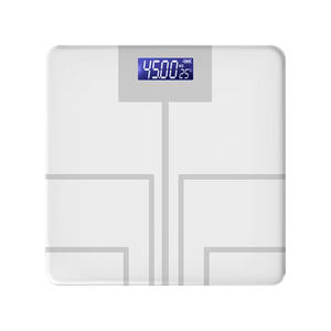 Balance de salle de bain intelligente pour la maison, balance corporelle numérique, mesure précise, verre trempé, balance de salle de bain, écran LCD/LED - Product Image 1