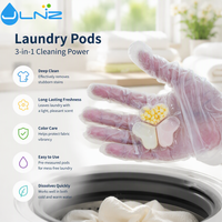 Capsules de lessive haute efficacité, parfum et couleur personnalisés, capsules de lavage de vêtements, capsules de lessive solubles dans l'eau