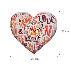 定制心形毛绒玩具，带铁罐时钟 - 促销活动赠品和航空纪念品品牌商品 - Product Image 3