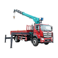 Grue mobile JIUBANG de 4 tonnes, bras télescopique, hauteur de levage de 11,2 m, moteur diesel, certifiée CE ISO, utilisation en construction
