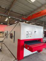 Ponceuse automatique à large bande pour tôle Machine d'ébavurage pour tôle Prix moins cher