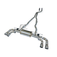 Système d'échappement SS304 pour BMW 540 540i G30 G38 B58 3.0T, silencieux avec soupape intelligente et contrôleur de soupape