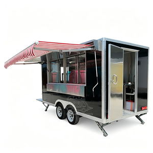 Outdoor Burrito Food <b>Trailer</b> Food Grade Coffee Food Truck Triple Sink Commercial Kitchen - Product Image 2