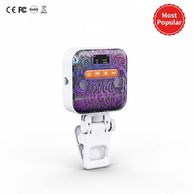 Newly Released M25 RGB Mini Portable LED Fill Light Lightweight Magnetic Mobile Phone Camera Selfie Light Photographic Lighting