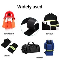 Maßgefertigtes Flammhemmendes Klettband 100% Nylon Feuerfestes Befestigungsband für Feuerwehrkleidung & Industrielle Anwendungen