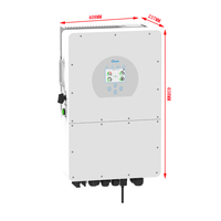 Kit solaire Deye 10KW-12KW, onduleur solaire hybride avec batterie, MPPT, panneaux solaires Trina, protection pour système de stockage d'énergie domestique, système photovoltaïque