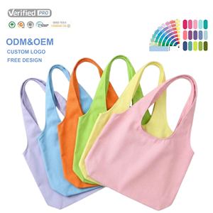 Sac en coton grande capacité en gros d'usine, sac fourre-tout en <span class=keywords><strong>toile</strong></span> personnalisé pour la promotion des magasins - Product Image 1