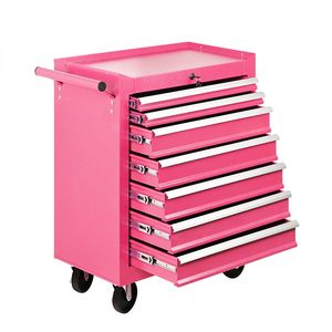 Tủ dụng cụ di động bằng kim loại nặng, màu hồng, kích thước tùy chỉnh MaoRong - Bán buôn tủ dụng cụ di động - Product Image 1
