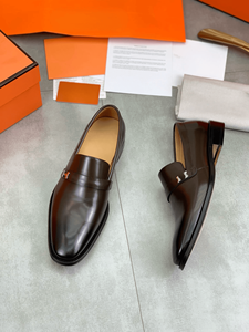 Chaussures Oxford toutes saisons en cuir pleine fleur avec semelle extérieure en caoutchouc/latex et doublure en tissu, semelle intermédiaire en caoutchouc moussé tendance - Product Image 4