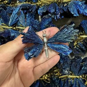 Irregular Size Hand Made Crystal butterfly Crystal Healing Stones Craft Unique <b>Gifts</b> Aura Feather Tourmaline butterfly - Product Image 2