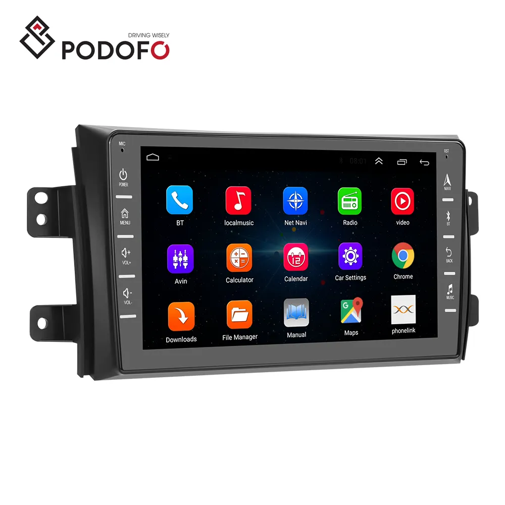 Android 9.1 HD Mirror Car GPS Radio Player Universal Radio GPS Navigation Audio WIFI Player Pour Suzuki SX4 2006 - 2016