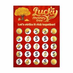 Golden Winning Style Scratch Card Custom Screen Printing Prize Data Design Oem Odm Manufacturer - Product Image 4