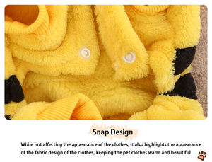 Vêtements chauds pour chiens de petite et moyenne taille, ensemble avec <span class=keywords><strong>Pikachu</strong></span>, pour chiens et nounours - Product Image 6