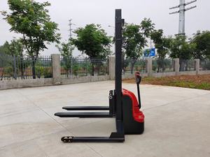 Shuncha CDD-15M 1500kg 1.5ton batterie sans entretien 48V 30Ah 40Ah 50Ah 3000mm levage à cheval jambe Walkie empileur électrique - Product Image 4