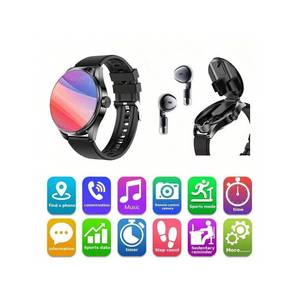 1.46-Inch Đầy Đủ Màn Hình Cảm Ứng Smartwatch Earbuds Không Dây Bằng Giọng Nói Gọi Ip68 Nhiều Thể Thao Chế Độ Theo Dõi Thời Tiết Nhắc Nhở <span class=keywords><strong>Pro</strong></span> - Product Image 2
