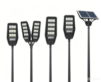Lampe solaire intégrée pour rue, IP65, étanche, LED, pour jardin, route, allée et éclairage commercial