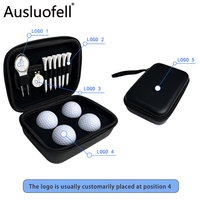 Sac de golf étanche en cuir PU avec fermeture à glissière Accessoires de t-shirt essentiels pour les golfeurs