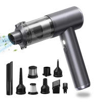 Aspirateur de voiture 20000PA, nettoyeur de poussière portable avec lumière LED pour voiture, maison, bureau