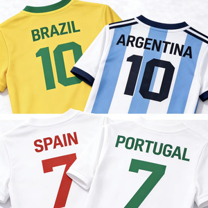 Maillot de football Coupe <span class=keywords><strong>du</strong></span> <span class=keywords><strong>Monde</strong></span> 2026 Brésil – <span class=keywords><strong>Version</strong></span> Fan Respirante et Séchage Rapide à Manches Courtes pour <span class=keywords><strong>Homme</strong></span> - Product Image 1