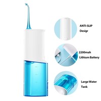 Soocas W3 Pro Cordless Electric untuk Penggunaan Rumah Tangga, Tahan Air IPX7, Portabel, Dapat Diisi Ulang, Nozzle 360 Derajat, 240ml
