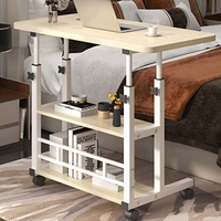Bureau de travail à domicile, table réglable en hauteur, table pour ordinateur portable