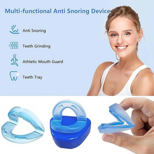 Protège-gencives pour arrêter le ronflement Embouchure anti-ronflement Dispositif anti-ronflement pour réduire le ronflement Solution d'aide au ronflement pour une respiration facile - Product Image 6