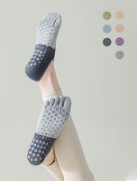 PASUXI Offre Spéciale antidérapant coton cinq doigts Yoga bas doigt complet demi doigt moyen tube femmes Yoga chaussettes