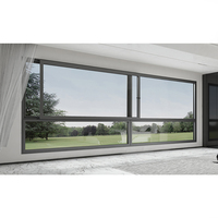 Ventanas Corredizas Insonorizadas de Aluminio de 2 Vías XinHui Kitchen, Horizontales, Fáciles de Limpiar, de Bajo Mantenimiento, con Pantalla Plegable Moderna