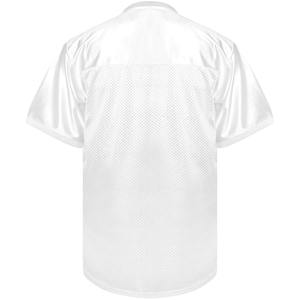 Maillot de football classique OEM de haute qualité, respirant, séchage rapide, manches courtes, couleur personnalisée, vêtements de sport en mesh - Product Image 3