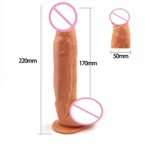 Godes télescopiques en silicone avec gros pénis télécommandé Godemiché souple avec ventouse pour <span class=keywords><strong>pénétration</strong></span> féminine et féminine <span class=keywords><strong>gay</strong></span> - Product Image 1
