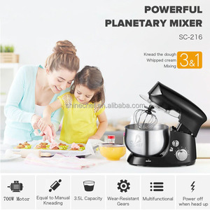 Nueva <span class=keywords><strong>Batidora</strong></span> Eléctrica <span class=keywords><strong>de</strong></span> Pedestal <span class=keywords><strong>de</strong></span> 3L con Botón Expulsor <span class=keywords><strong>de</strong></span> Batidores, Electrodoméstico Pequeño para el Hogar, Incluye Tazón para Mezclar - Product Image 3
