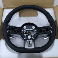 Volant sport en cuir pour Mercedes Benz W205 W212 W176 E211 GLC 43 W221 C219 GLE 63 E63S