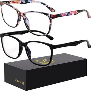 Gafas con Lentes TAC con Bloqueo de Luz Azul Oilway, Montura de Acero Inoxidable, para Computadora, Lectura, Juegos, TV, Teléfonos, Anti-Fatiga Ocular, Moda para Mujer - Product Image 1