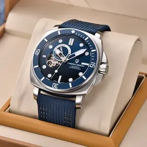 NEW Fashion <span class=keywords><strong>NH35A</strong></span> Montre Mécanique Homme <span class=keywords><strong>PAGANI</strong></span> DESIGN YS014 Verre Saphir AR Acier Inoxydable Montre-Bracelet Étanche Reloj Hombre - Product Image 4