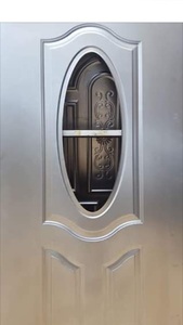 Panneau de porte en métal gaufré à <span class=keywords><strong>Double</strong></span> battement, feuille de porte en acier estampillée - Product Image 6